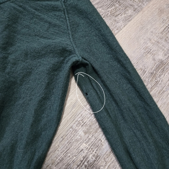 J.Crew Wool Sweater Women's XS Lightweight Green Soft Boho - Picture 8 of 9